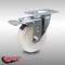 Service Caster 4 Inch SS Nylon Wheel Swivel Top Plate Caster with Total Lock Brake SCC SCC-SSTTL20S414-NYS - alternate 1